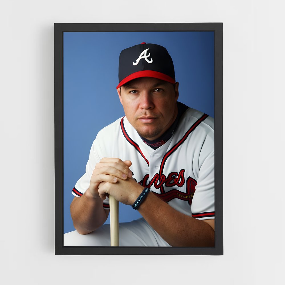 Poster Chipper en Action – affiche Baseball (vue 2)
